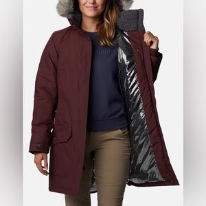 Brand new, unworn Columbia winter jacket! Color is true to the photos.